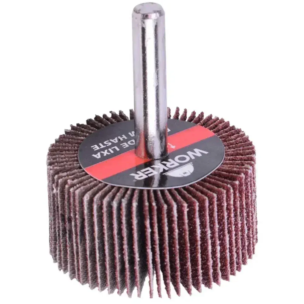 Roda de lixa com haste 30MM x 20MM grão 60 Worker — fotografia 5