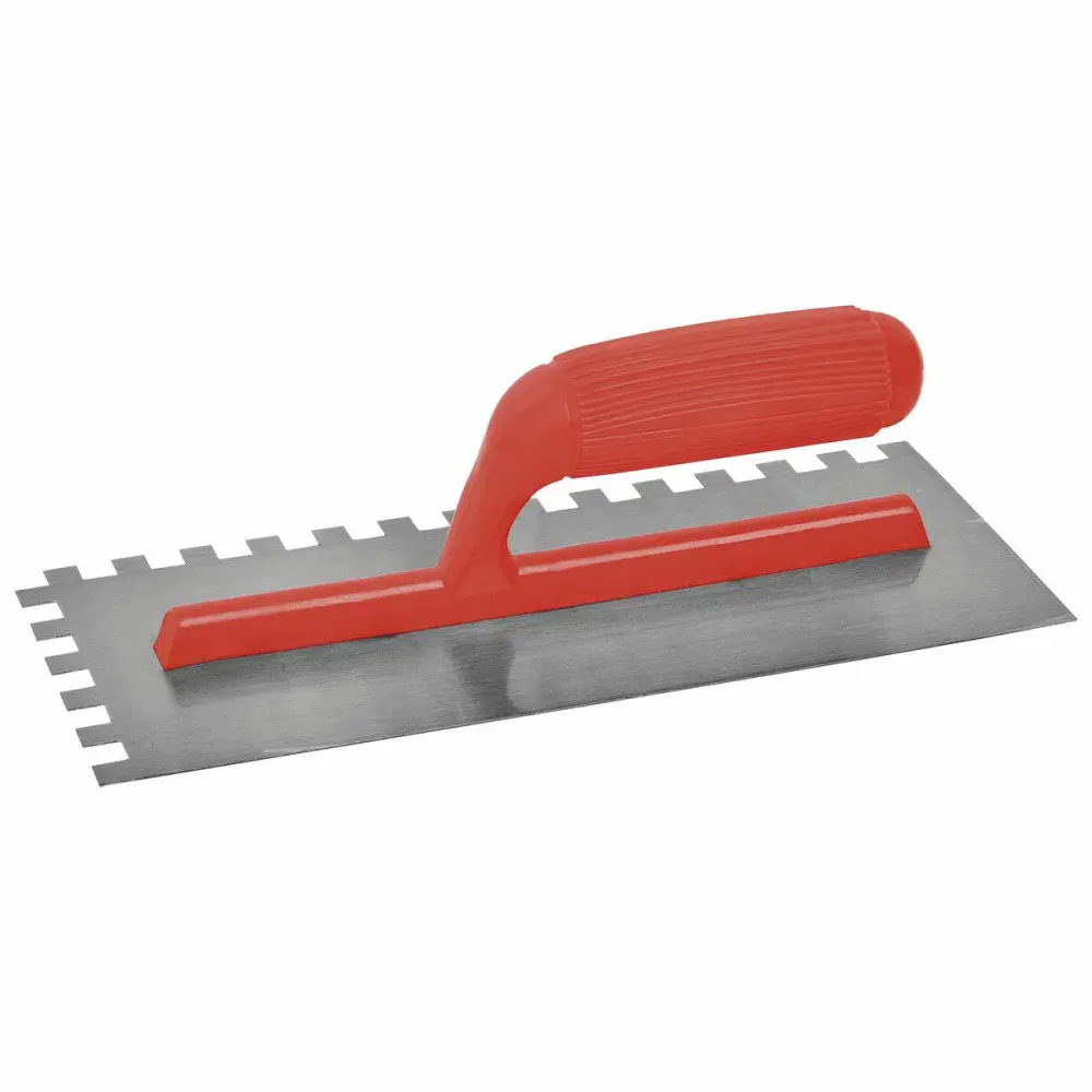 Desempenadeira de aço dentada 28CM x 12CM Worker — fotografia de referência