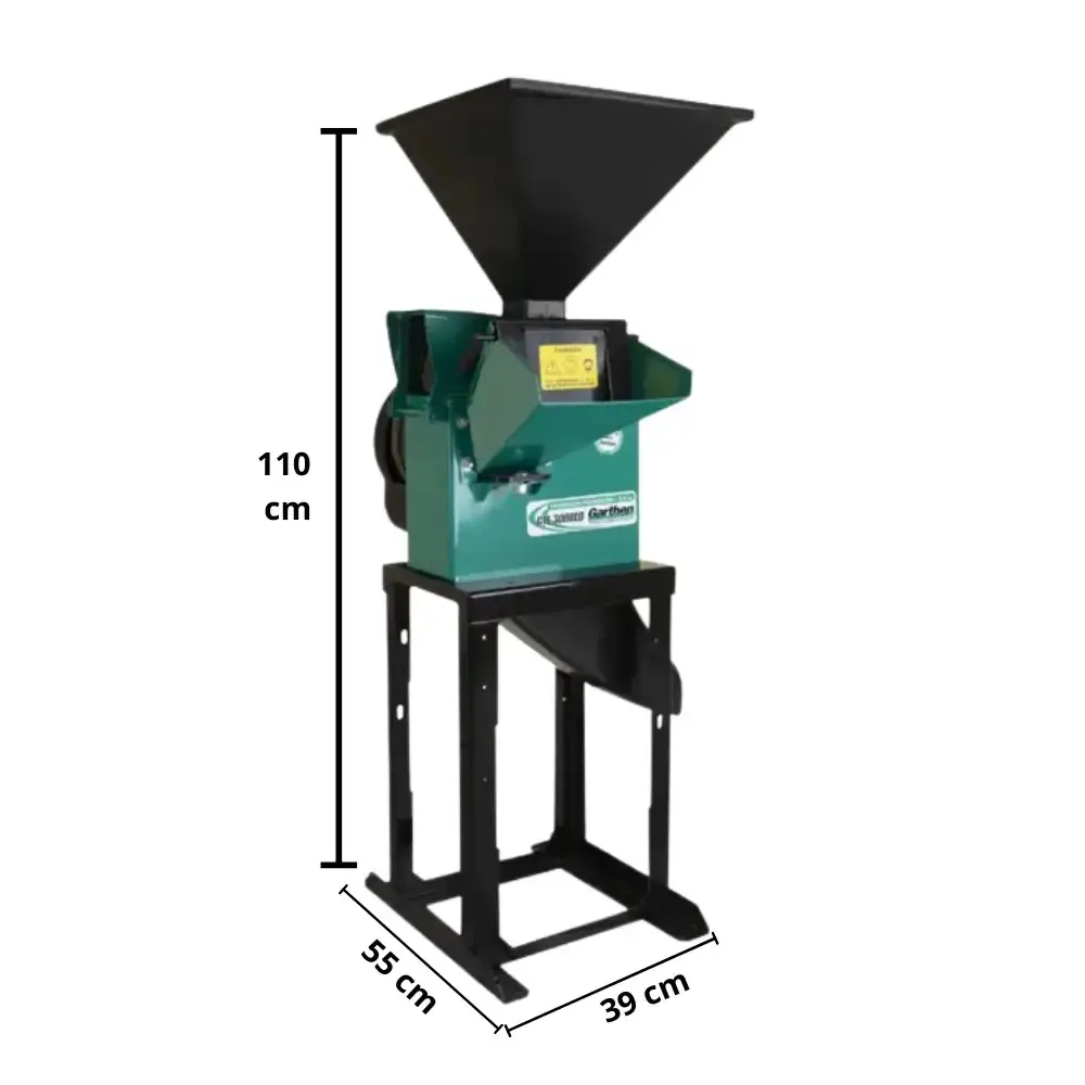 Triturador forrageiro 3HP monofásico GTI-3000LD-1 Garthen 110 V — fotografia 5