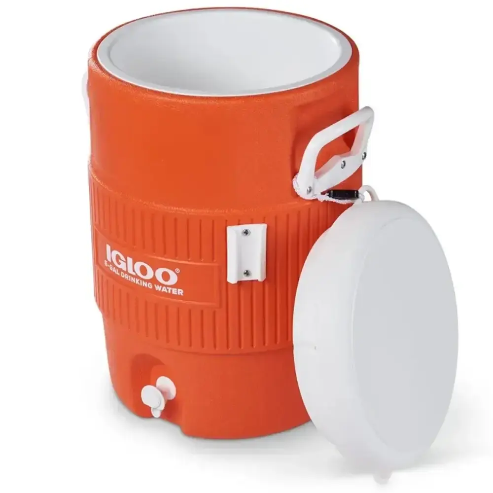 Galão cooler térmico 18,9 litros seat TOP laranja Igloo — fotografia 3