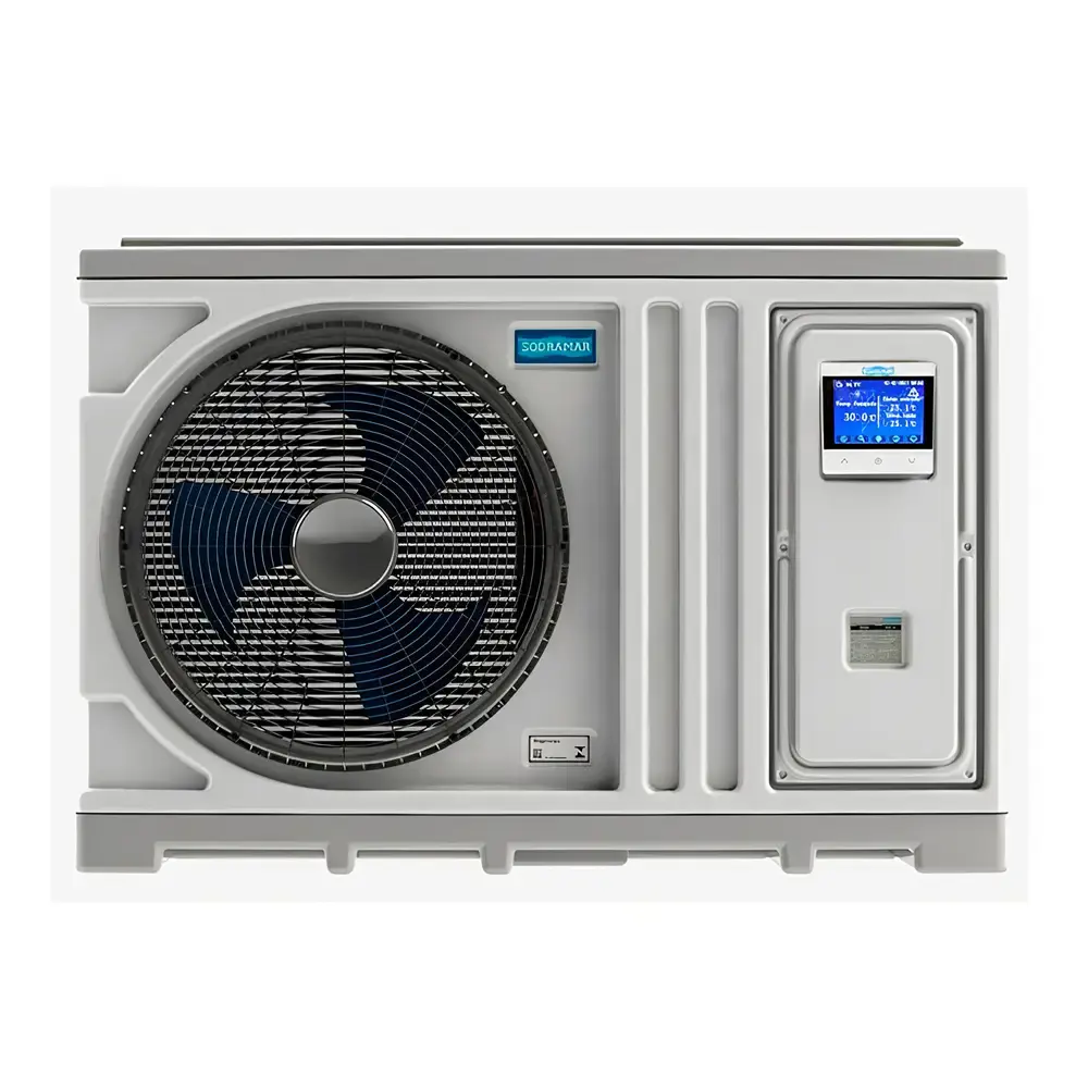 Aquecedor trocador calor piscinas 60000L TH80 silence Sodramar — fotografia de referência