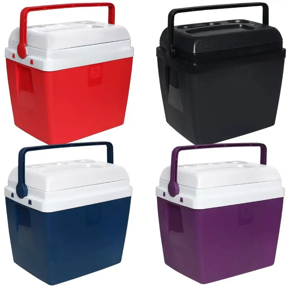 Caixa térmica 30 litros com porta-copos belfix Vermelho BEL — fotografia de referência
