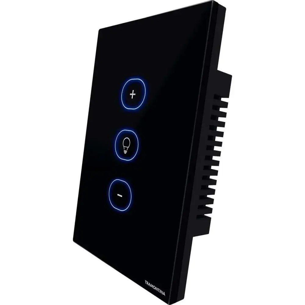 Dimmer touch smart wifi preto da Tramontina — fotografia 6
