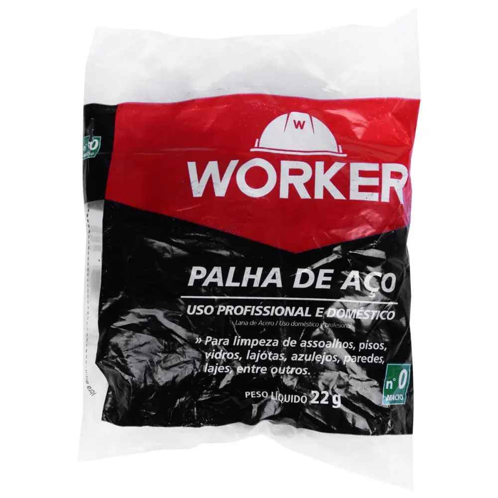 Palha de aço fina para limpeza Worker — fotografia 4