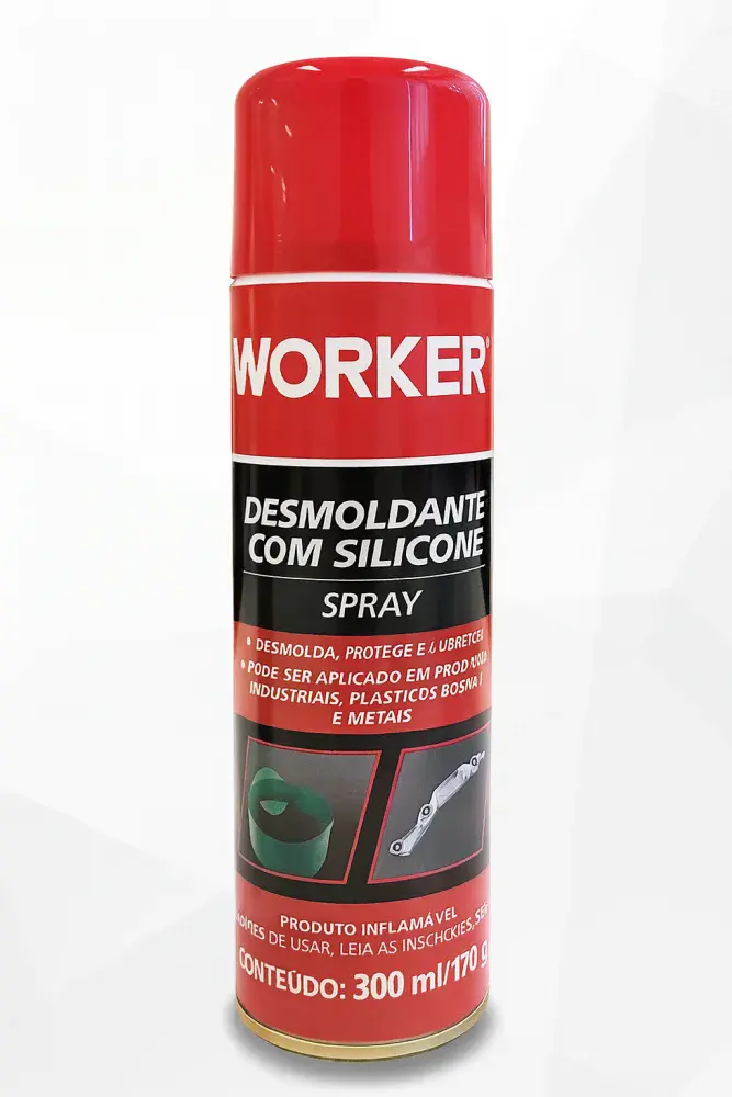 Desmoldante spray com silicone 300ML/170G Worker — fotografia de referência