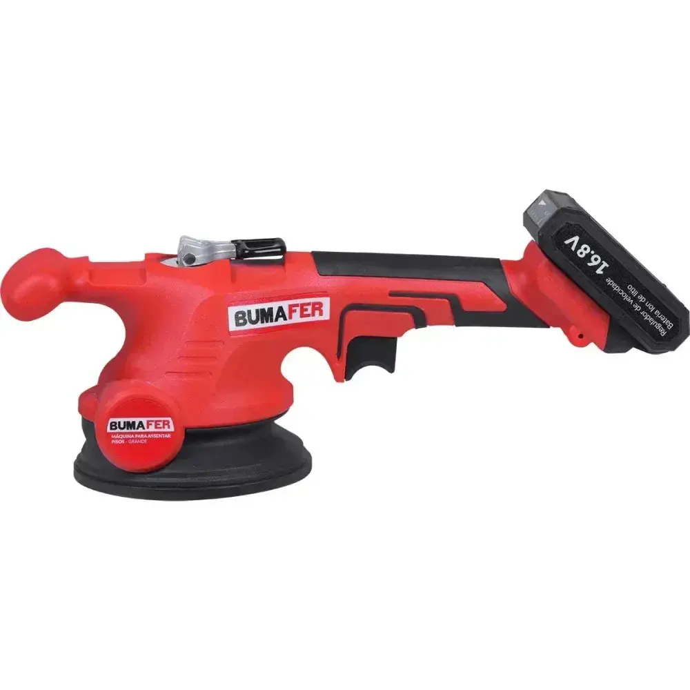 Assentador de pisos a bateria 1A 16,8V 30KG Bumafer — fotografia 6