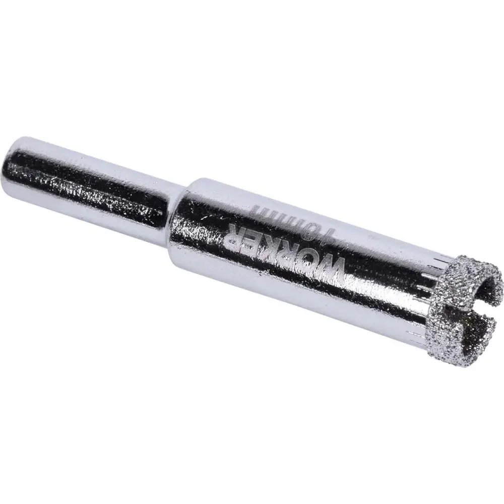 Kit de serras copo diamantada para vidro 5 peç 4MM-10MM Worker — fotografia 3