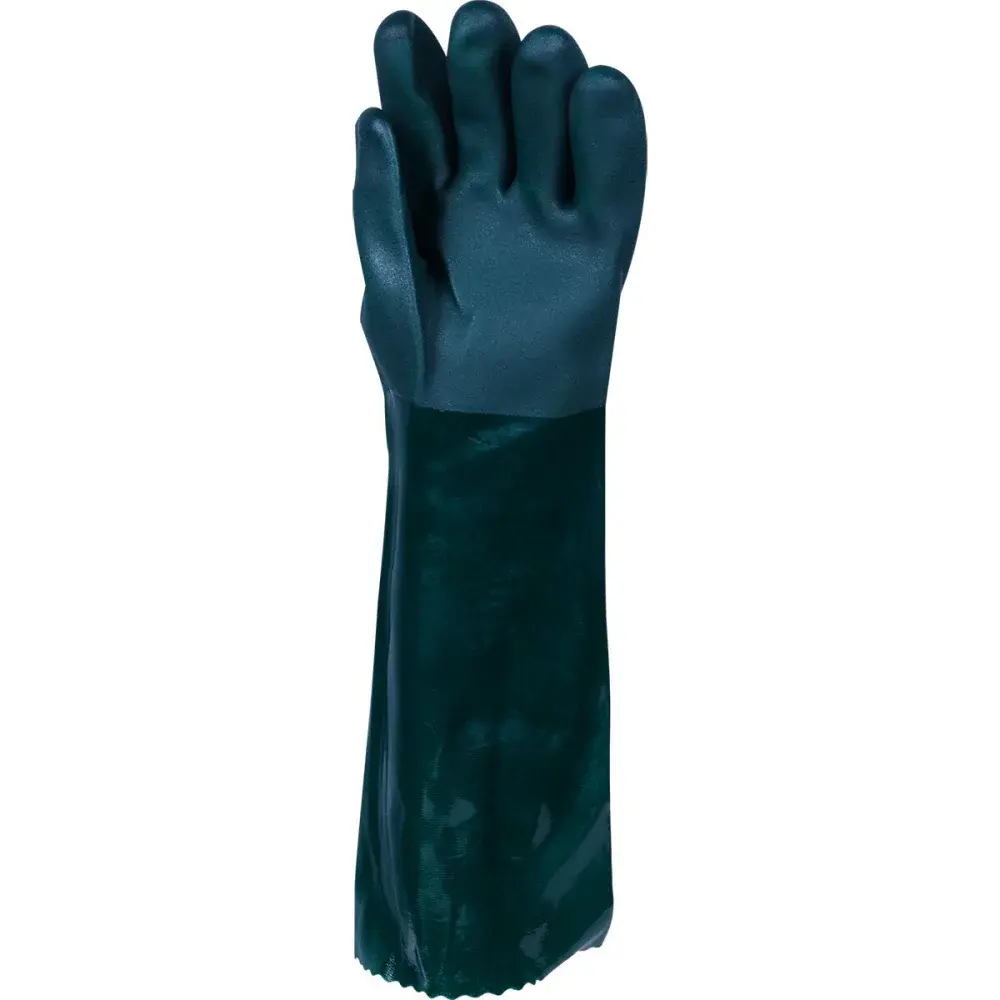 Luva de pvc forro em poliéster 45CM g Worker — fotografia 3