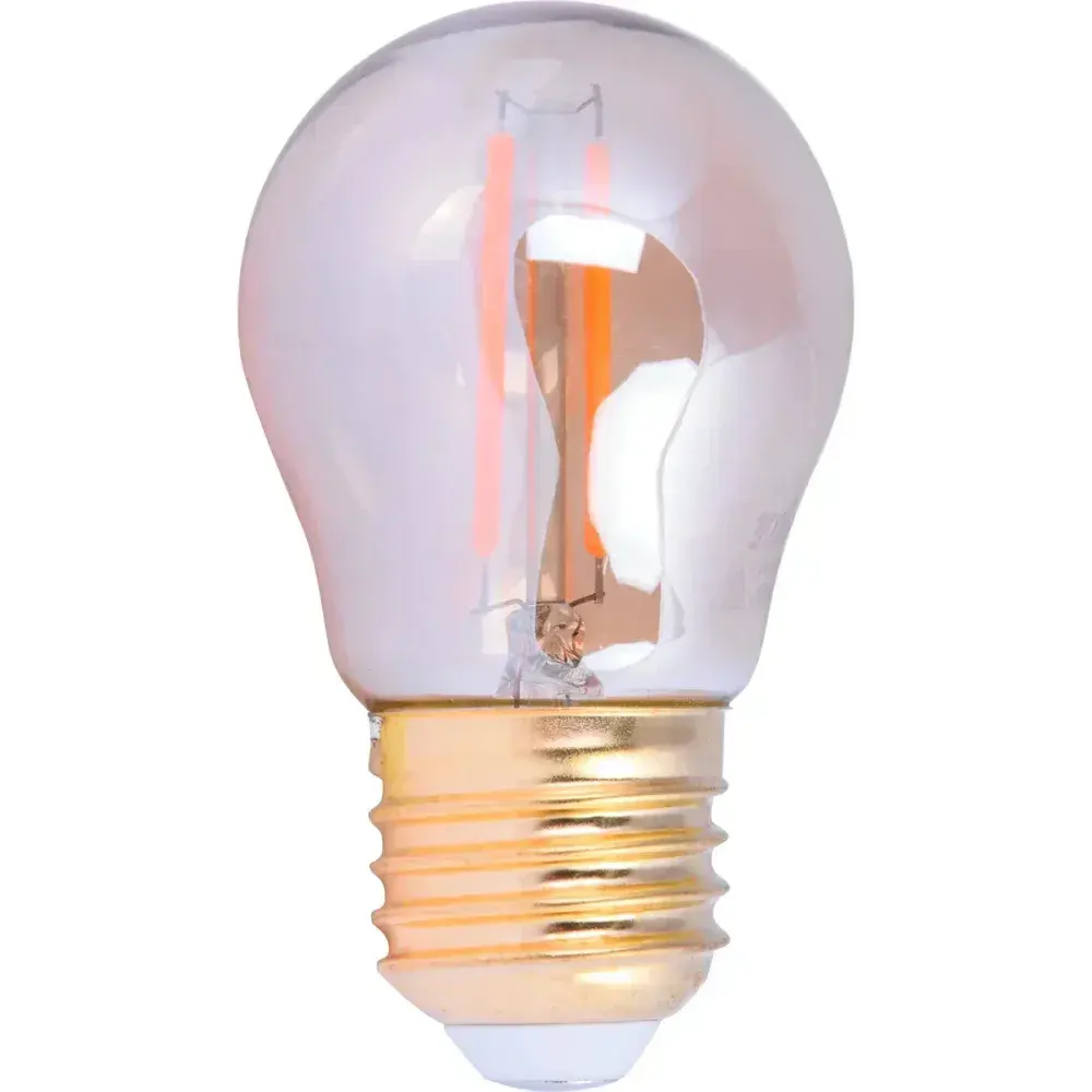 Lâmpada led filamento vintage globo G45 bivolt Liege — fotografia 6