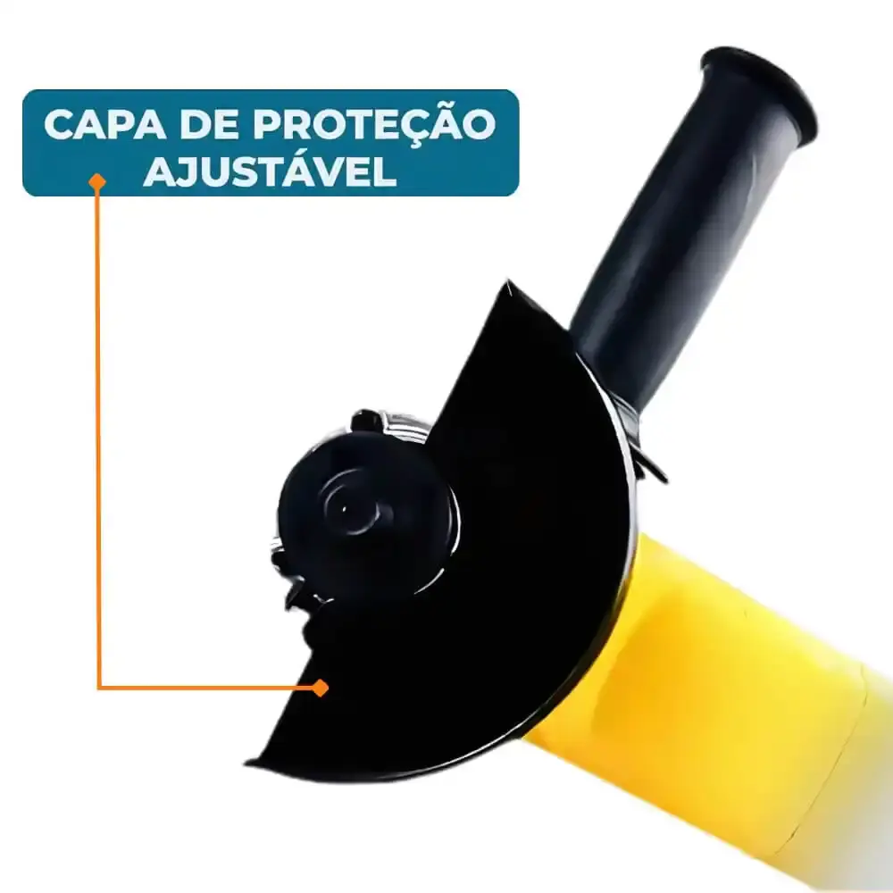 Esmerilhadeira angular 750W 4.1/2 POL MEE-750 Menegotti 110 V — fotografia 5