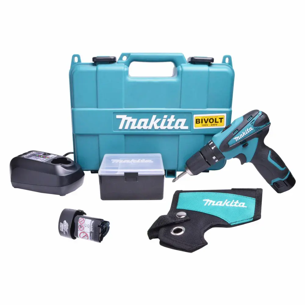Parafusadeira furadeira impacto 3/8 12V HP330DWE biv Makita