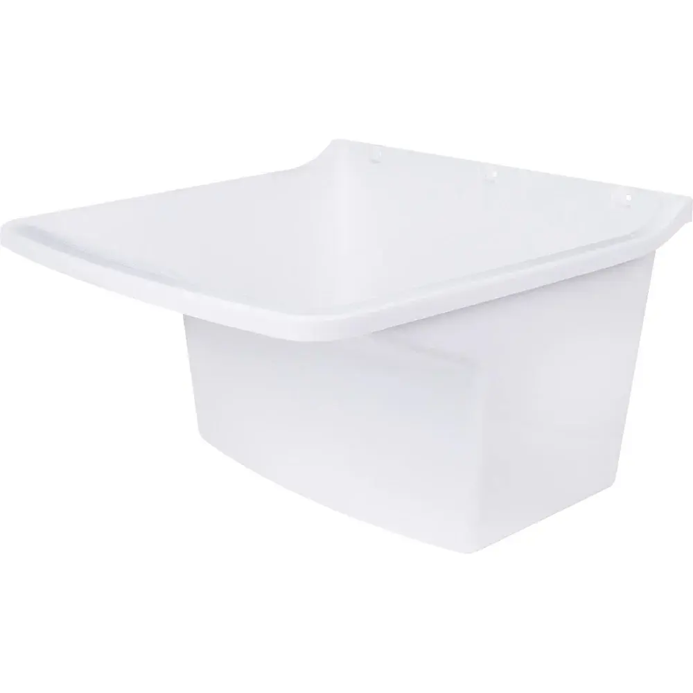 Tanque de plástico branco 20L 470X480X350MM Herc