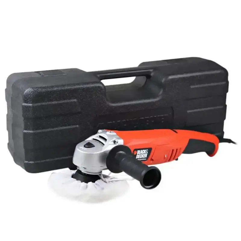 Politriz profissional 5 pol 600W com maleta plástica WP600K black & decker 220 V — fotografia de referência
