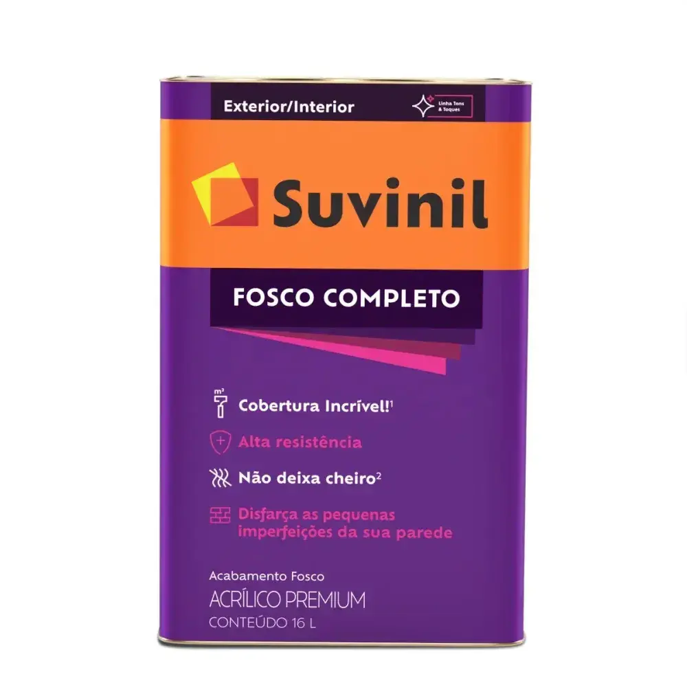 Acrílico fosco completo base B2 16L suvinil selfcolor — fotografia 3