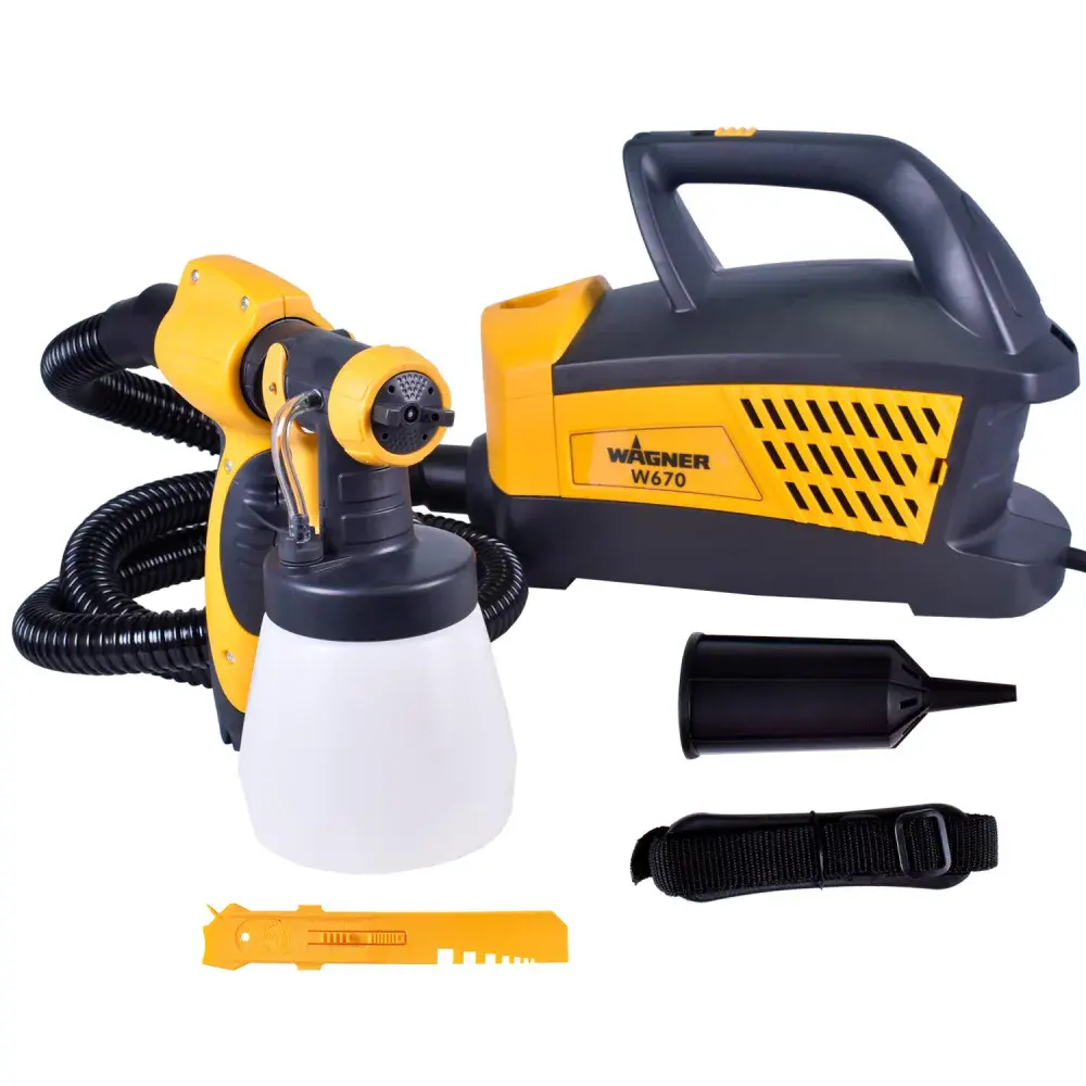 Pistola de pintura elétrico hvlp 350W W670 220V Wagner — fotografia de referência