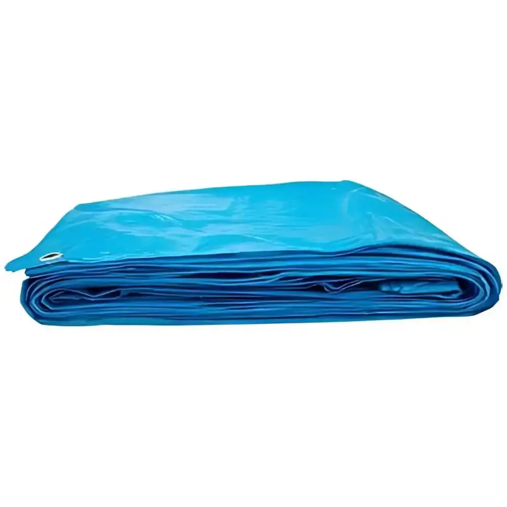Lona 10 x 4 Metros 100 Micras Leve Azul VONDER — fotografia 3