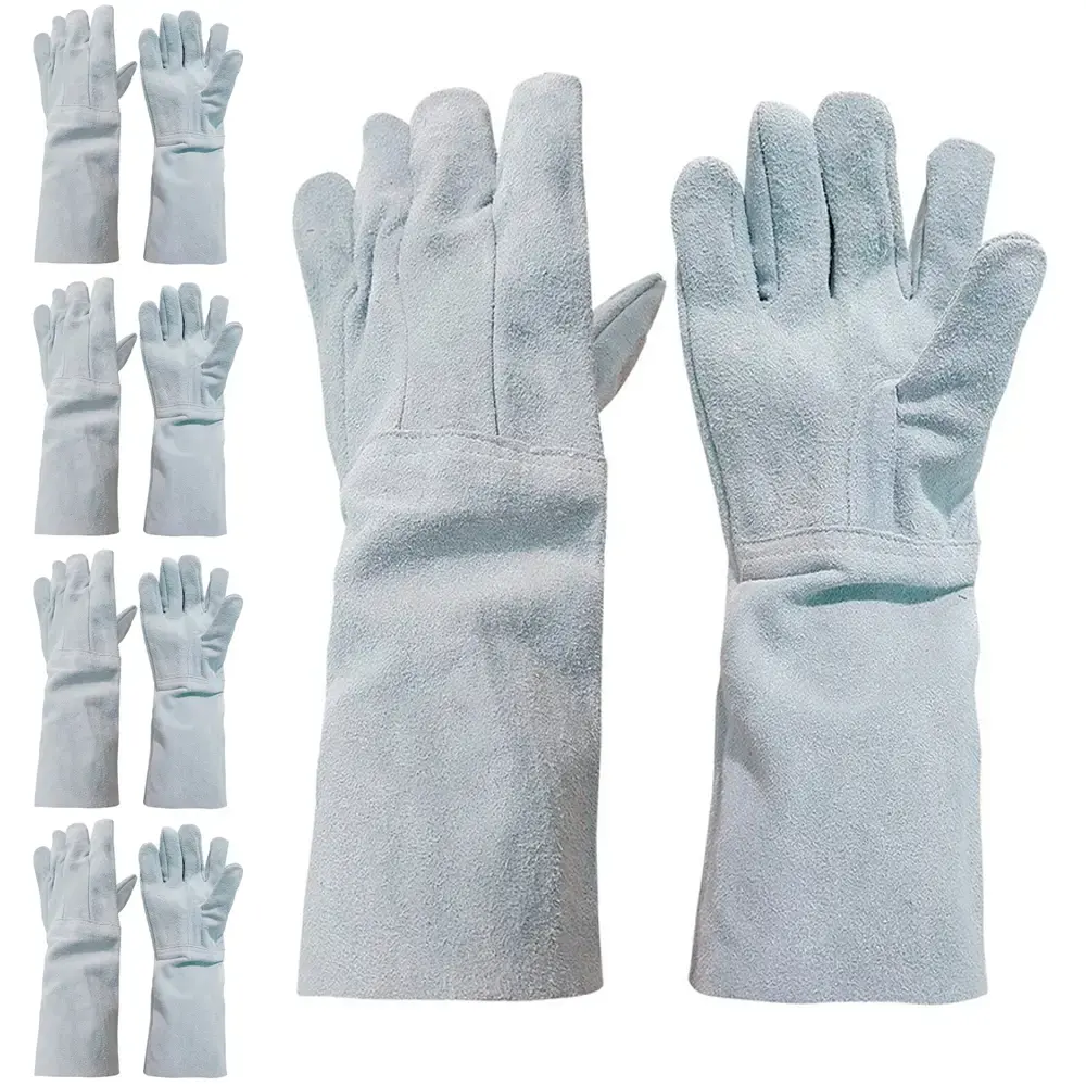 Luva de Raspa Longa 5 Pares Punho de 20 cm DA MATA — fotografia de referência