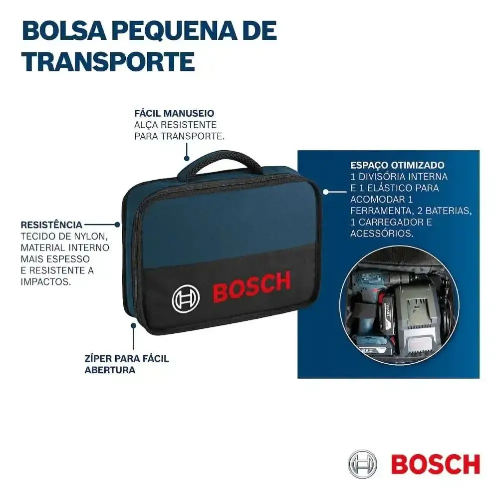 Lixadeira orbital GSS140 e kit de brocas 33 peças com bolsa mini e bolsa freedom concept Bosch 220 V — fotografia 9