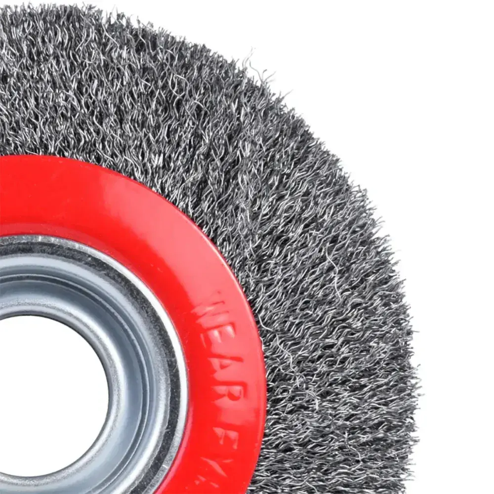 Escova circular com arame ondulado 1 25,40MM Worker — fotografia 9