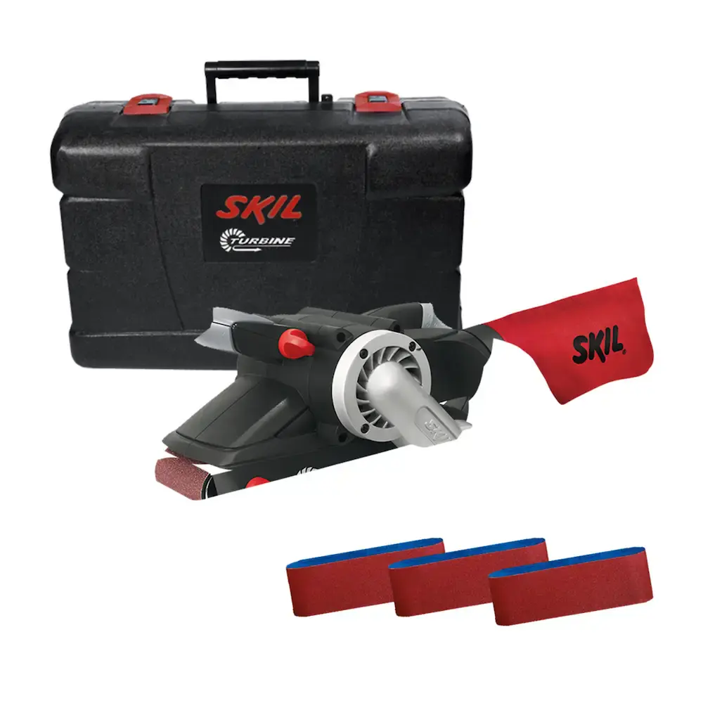 Lixadeira de cinta 7640 900W com maleta Skil 110 V — fotografia de referência