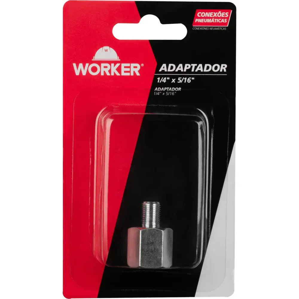 Adaptador 1/4(MACHO) x 5/16(FÊMEA) 1 peça Worker — fotografia 10