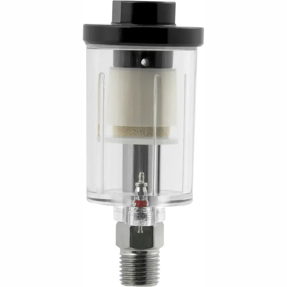 Filtro de ar 1/4" npt em alumínio para compressor Worker — fotografia de referência