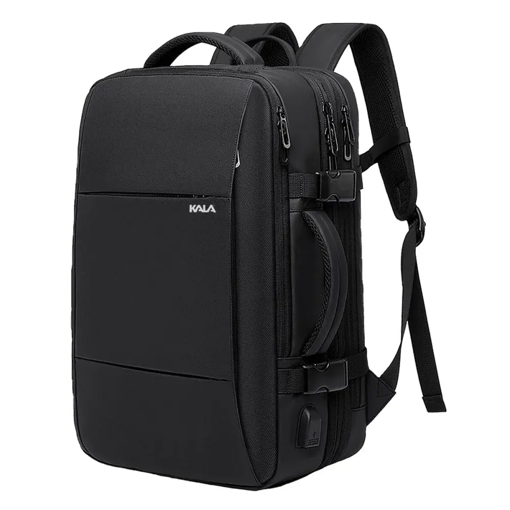 Mochila travel 40L preta Kala