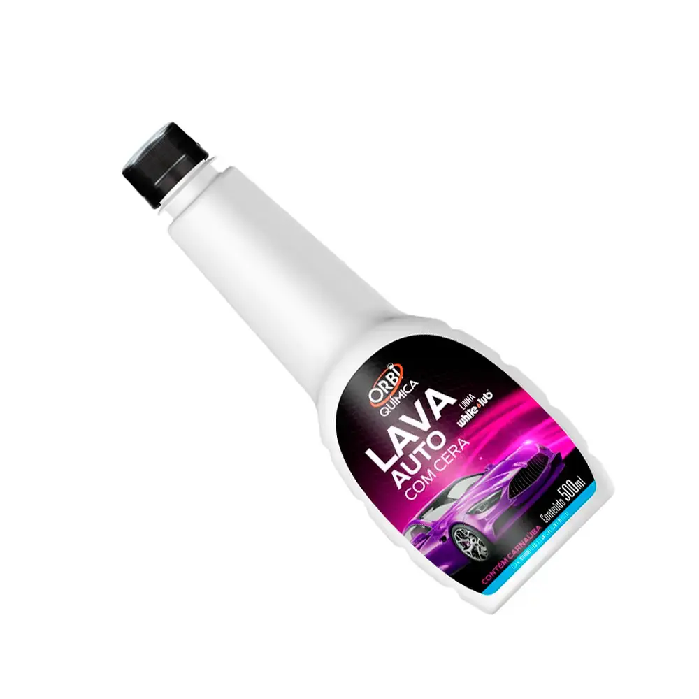Detergente neutro 500ML lava auto com cera automotiva 8903 Orbi — fotografia 5