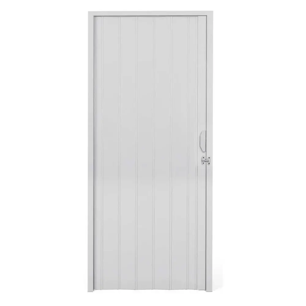 Porta sanfonada pvc 2,10M x 0,60M cinza da Kala — fotografia de referência