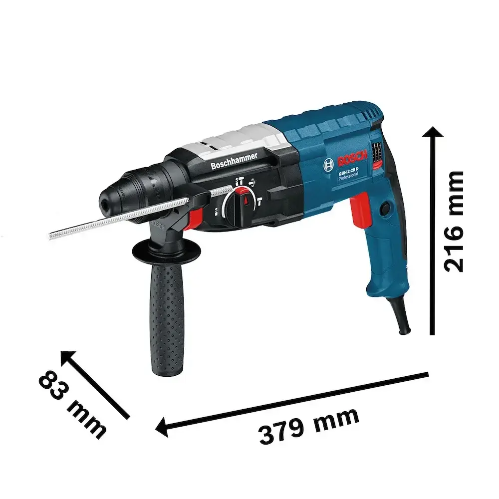 Martelete sds-plus 850W 2,9 KG GBH2-28D perf/rompedor Bosch 110 V — fotografia 3