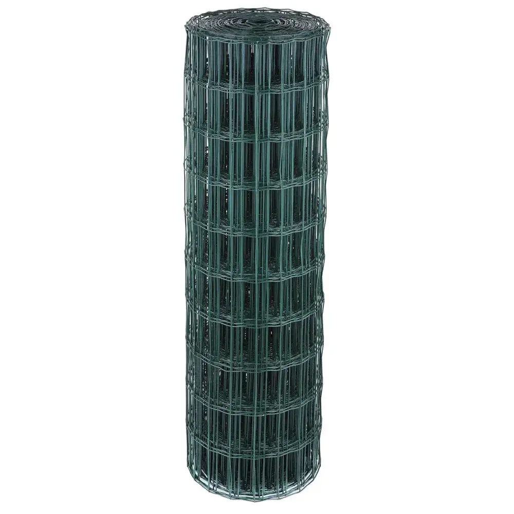 Tela soldada revestida pvc 5CM x 10CM fio 2,5MM altura 2,03M Acerosid — fotografia 2