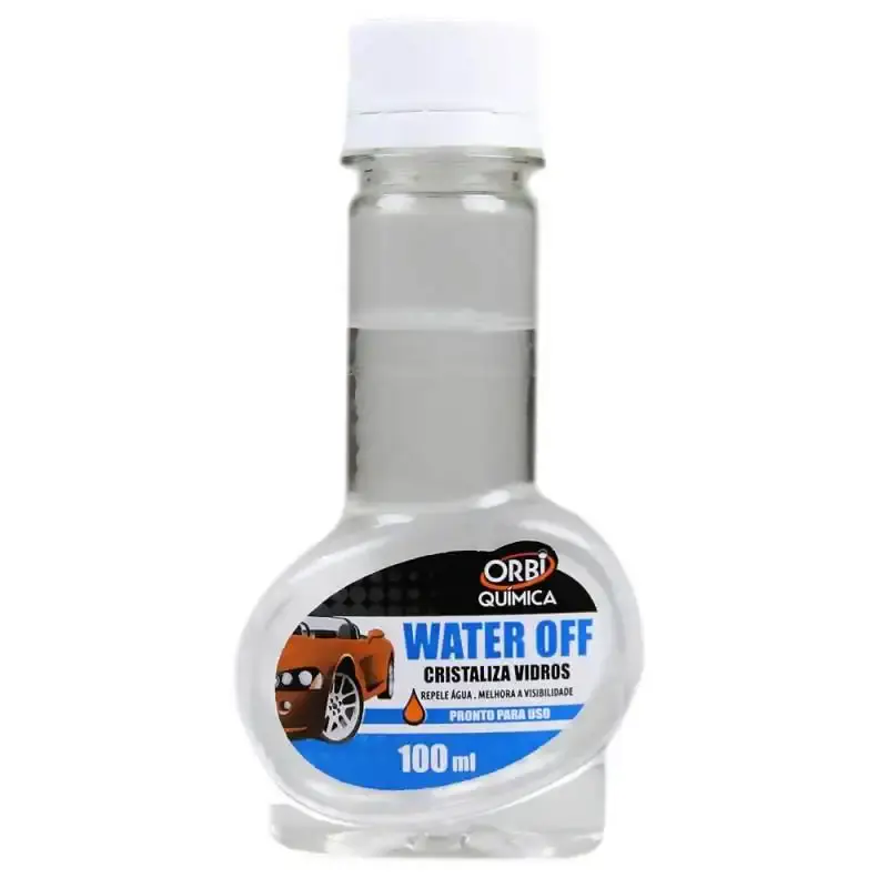 Cristalizador de vidros water off 100 ML - repele a àgua - Orbi