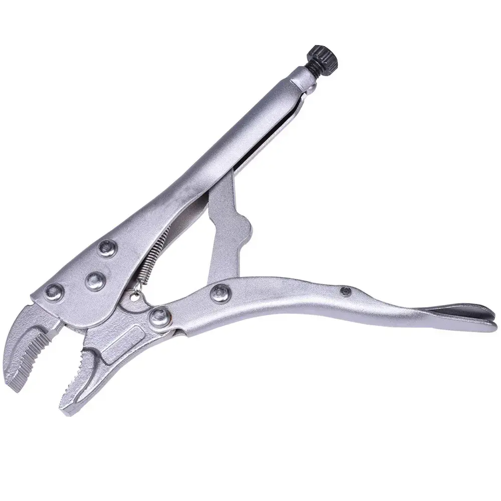 Alicate de pressão mordente curvo 10 Tramontina — fotografia 3
