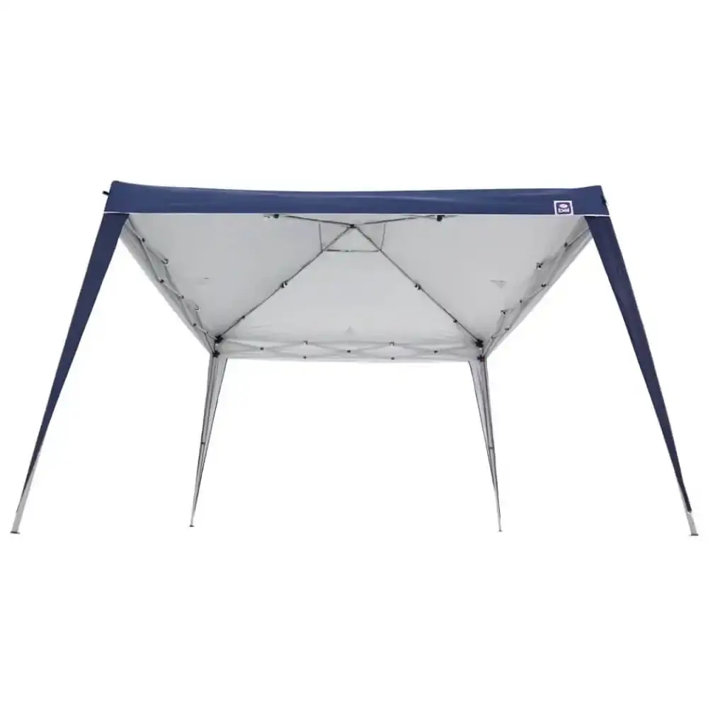 Tenda gazebo azul em poliéster 3X3M articulada 330300 BEL — fotografia 3