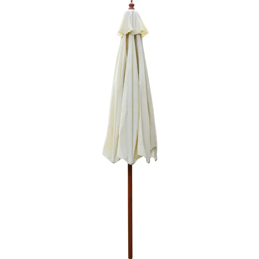Ombrelone para jardim vertical de madeira creme 3M Kala — fotografia 5