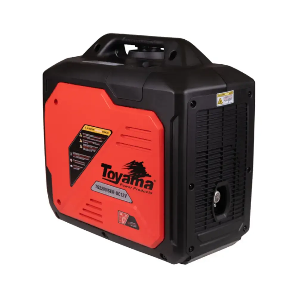 Gerador a gasolina 1,3 KW 1,3 KVA TG2200ISER-DC12V Toyama — fotografia 3