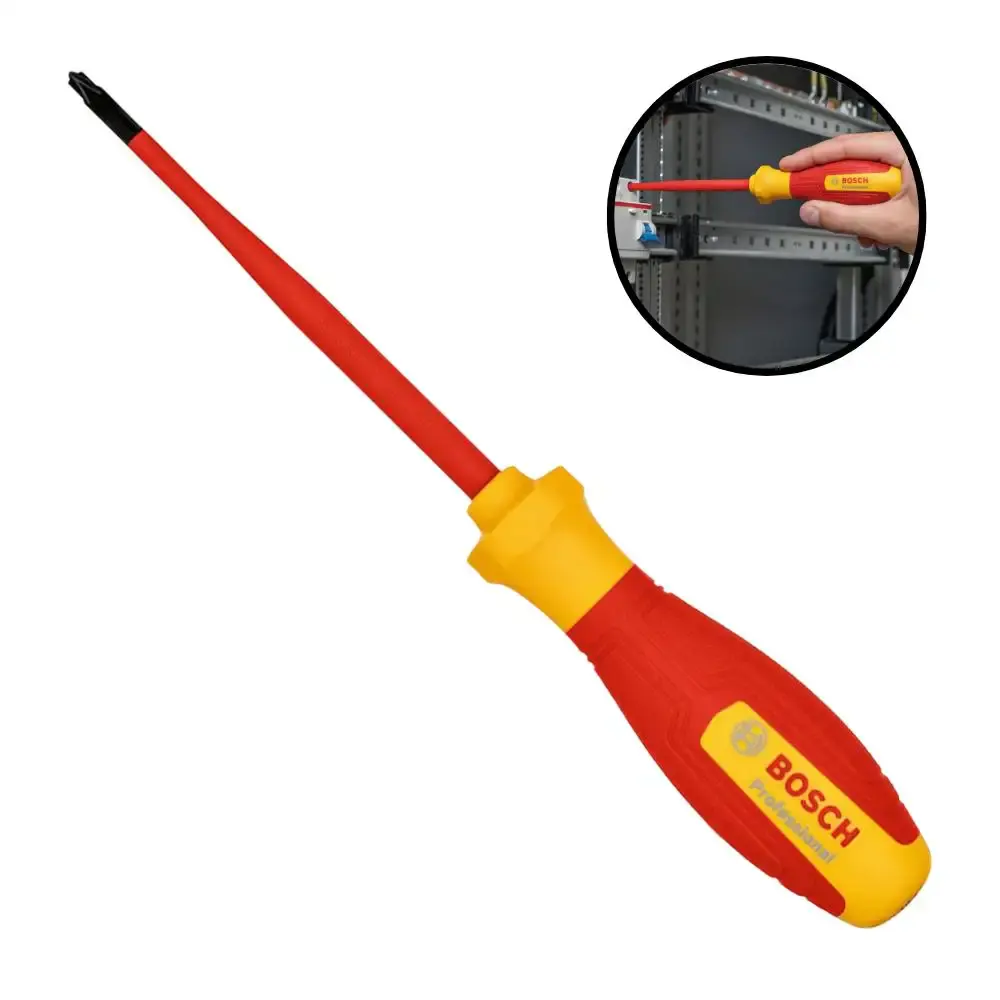 Chave de fenda VDE combinada posidriv 2 x 125MM Bosch — fotografia 4