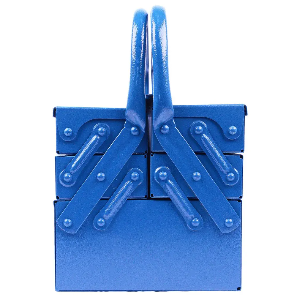 Caixa sanfonada reforçada 5 gavetas 50X20X21CM MOD08 Fercar — fotografia 3