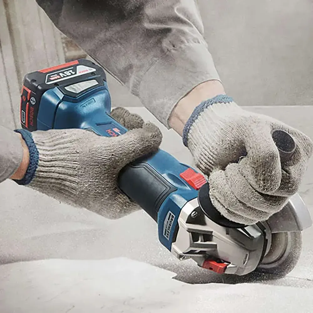 Esmerilhadeira angular 5 POL GWS18V-10 com bateria 18V Bosch — fotografia 5