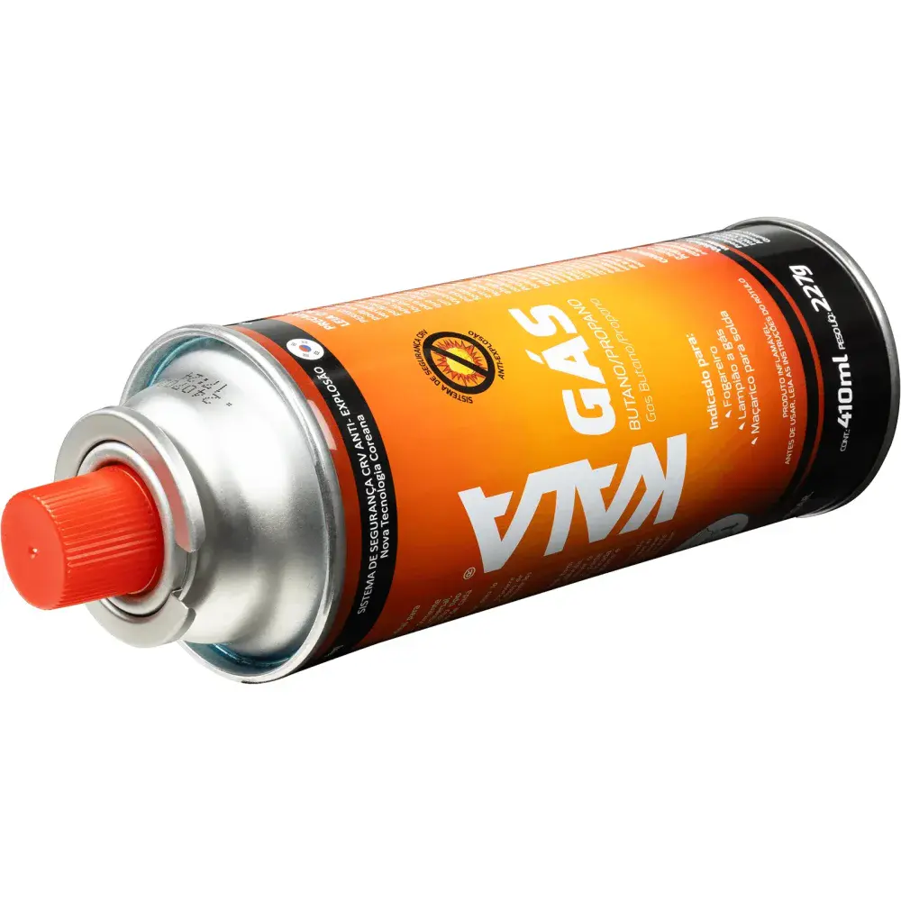 Cartucho de gás butano/propano 227G 410ML Kala — fotografia 10
