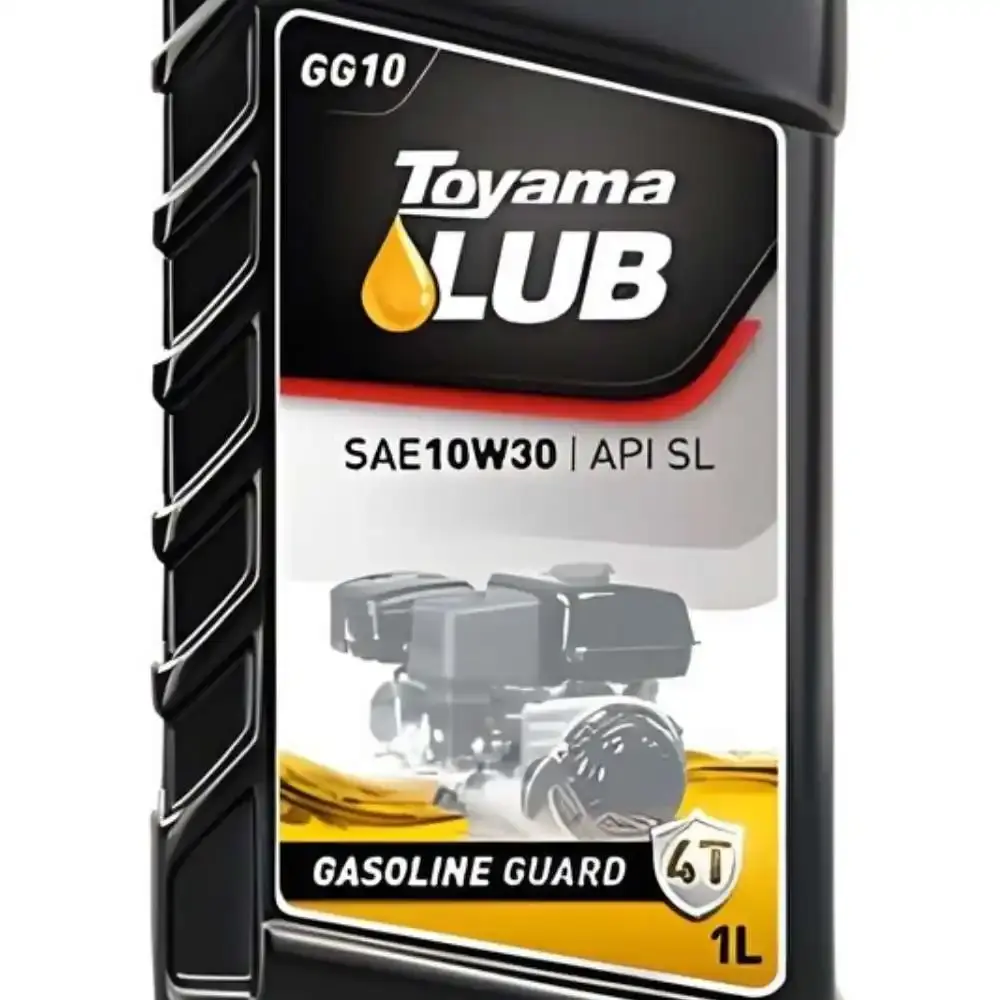 Óleo lubrificante 1 L para Motor 4 Tempos 10W-30SL TOYAMA — fotografia 3