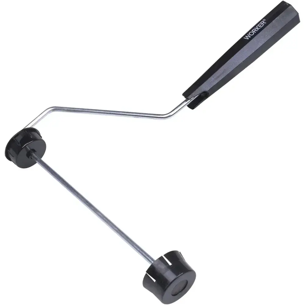 Garfo suporte preto sem gaiola para rolo de pintura 23CM Worker — fotografia 2