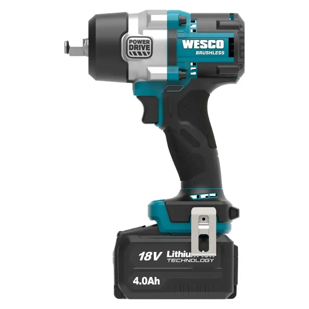Chave de impacto brushless 1/2POL 700NM 18V WS2392K2 Wesco — fotografia 2
