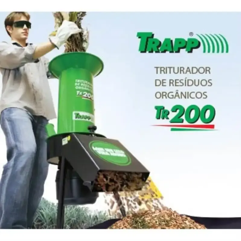 Triturador TR-200 orgânico com motor 1.5HP monofásico Trapp — fotografia 2