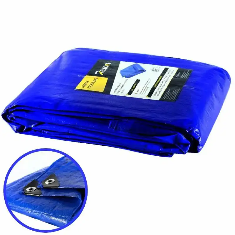 Lona 100 Micras Leve 2 x 4 Metros Azul APM7020003 REXON — fotografia de referência