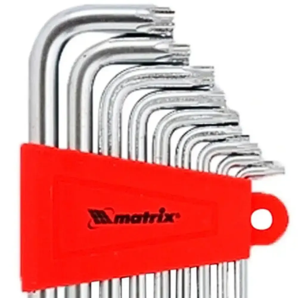 Jogo de chave torx com 9 peças T10 à T50 123069 MTX — fotografia 4