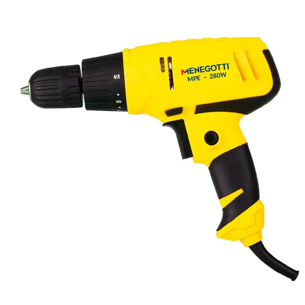 Parafusadeira elétrica 3/8 POL 280W 750 RPM MPE Menegotti 220 V — fotografia 7