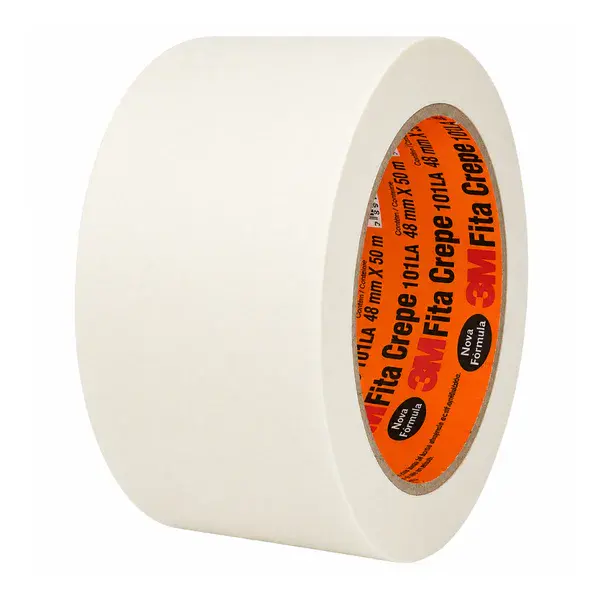 Fita Crepe 48MM x 50M Branca - 3M — fotografia de referência