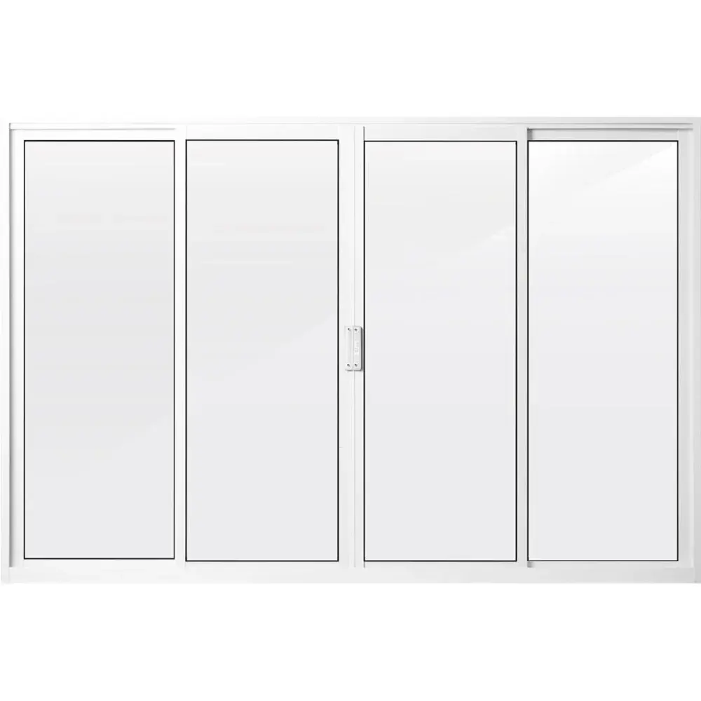 Janela spp de alumínio br 4 folhas vl 100X150CM Aluvid — fotografia de referência