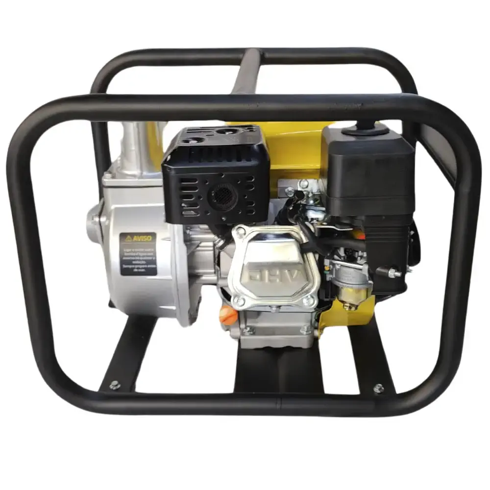 Bomba motobomba gasolina 7 HP 4 tempos auto escorvante EVSWP20 Evald — fotografia 4